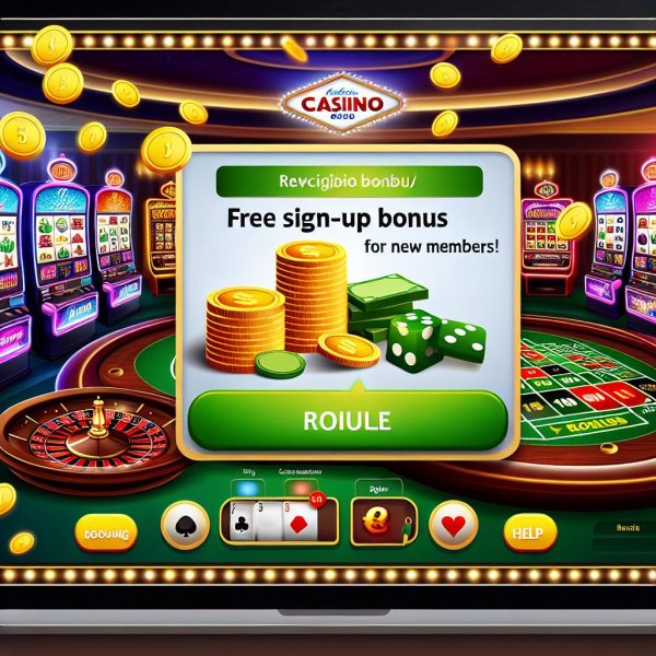 what online casino gives you free money for signing up